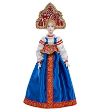 Куклы в русских костюмах